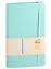 Книга для записей А5 96л лин. "Joy Book. Ментоловый" иск.кожа, тонир.блок, скругл.углы, ляссе, резинка, карман на задн.форзаце — 2990280 — 1