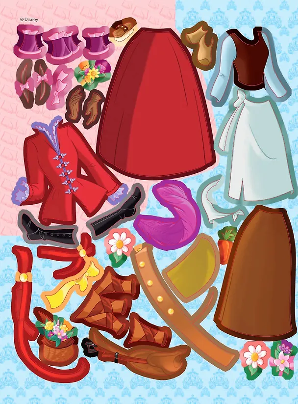 Книга Принцесса Disney. Сказочные друзья. НП № 1801. Наряди принцессу! () — 8