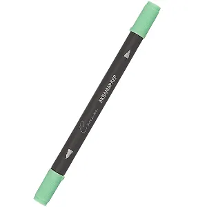 Маркер акварельный "Сонет", двухсторон., кисть и тонкий наконечник, малахит, сонет