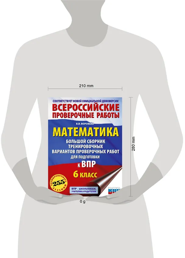 Книга ВПР. Математика. 6 класс. Большой сборник тренировочных вариантов проверочных работ (Василий Воробьев) — 7