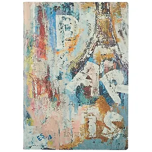 Ежедневник недат. А6+ 120л "ПАРИЖСКИЙ ШИК" кожзам, мягк.переплёт