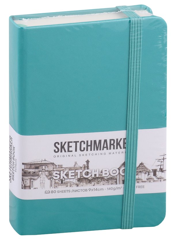 Скетчбук, 90x140 мм, 80 листов, 140 г/м2, слоновая кость, Sketchmarker 2969492 — 1