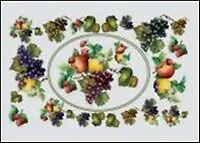 Бумага для декупажа Фрукты мини Софт (TO-DO 500) (25х35) (упаковка)