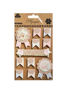 Набор д/творчества Объемные стикеры "Крафт" 7891