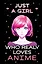 Скетчбук. Just A Girl Who Loves Anime (темный) (138х212 мм, твердый переплет, 96 стр., офсет 160 гр.) — 2984582 — 1