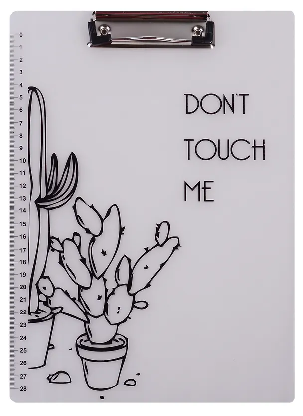 Планшет «Don't touch me», А4, пластик, в ассортименте 244997 — 3