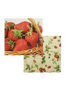 Набор салфеток для декупажа Клубника (3129 Ф/1319 Ф) (6/9000024801233)
