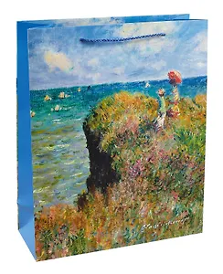 Пакет А4 32*26*12 "Прогулка по скалам" нейтр. бум.мат.ламинат