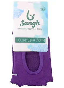 Носки для йоги без пальцев прорезиненные (текстиль) (36-39)