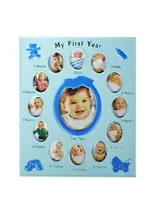 Фоторамка My first year (30х25) голубая (39-244)