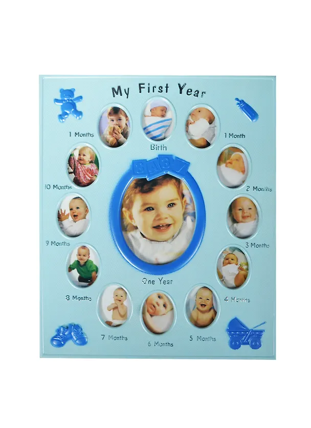 Фоторамка My first year (30х25) голубая (39-244) 2460706 — 1