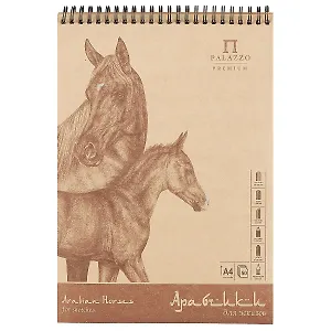 Альбом для эскизов «Арабчики», крафт, 50 листов, А4