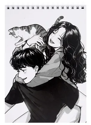 Блокнот А5 60л кл. "Аниме романтика" спираль 3004575