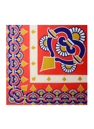 Салфетки бумажные Узор (1019813) (33х33см) (набор/20шт.) (Страна Карнавалия) (упаковка) 2511055