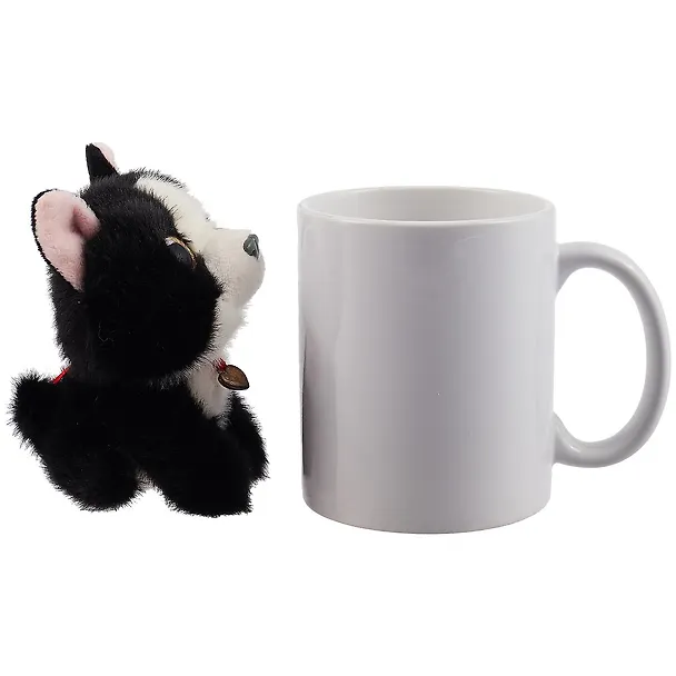 Игрушка мягкая Котик черный в крафт коробке (12-01568-569) 2851635 — 3