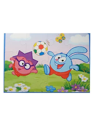 Мягкие пазлы Смешарики А5 (VT1103-34) (12 элементов) (4 мм) (235х165мм) (3+) (упаковка) 2492392