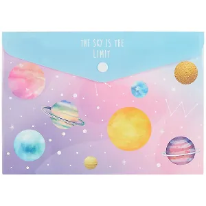 Папка-конверт А5 на кнопке