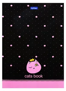Блокнот А5 50л тчк. "CATs" отрывн.склейка, глянц.ламинация, ассорти