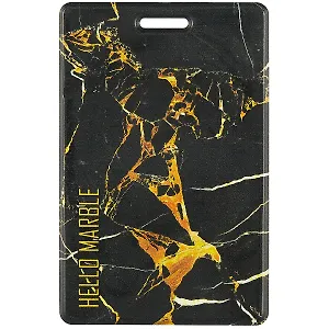 Чехол для карточек Мрамор черный (ДГ2020-238)