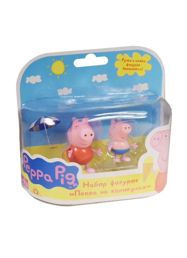 Игровой набор, т.м Peppa Pig, Пеппа на каникулах 2 фигурки 2547979 — 1