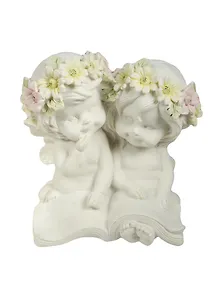 Фигурка Ангелы в венках коллекция Amore 8х11см (390-702)
