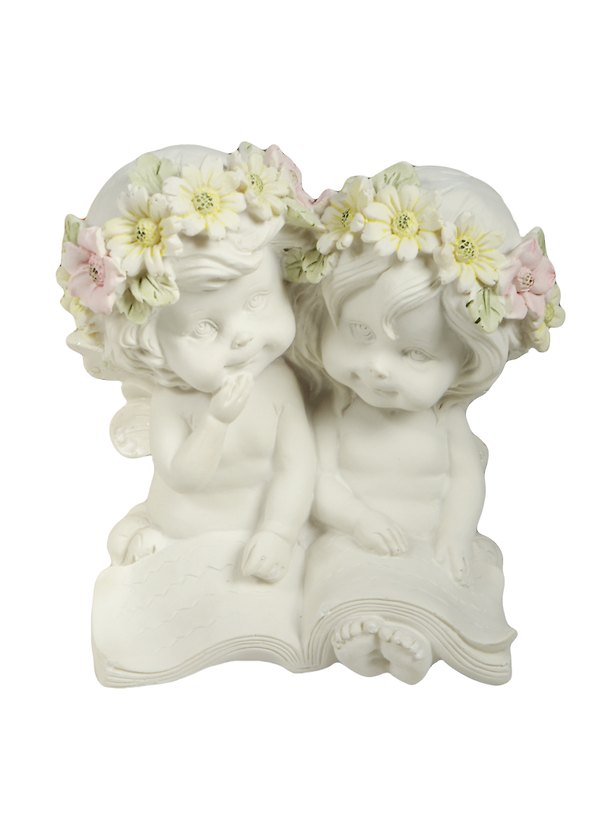 Фигурка Ангелы в венках коллекция Amore 8х11см (390-702) 2499866 — 1