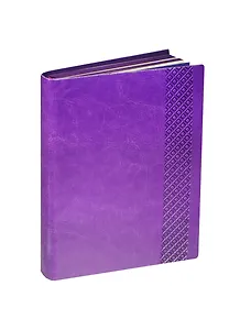 Ежедневник недат. А6 160л "Фэнтази" фиолетов, кожзам, мягк. переплет, тонир.блок, ляссе, Escalada