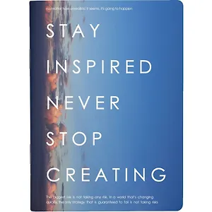 Тетрадь А4 40л кл. "Freedom", небо, карт.обл., скрепка, ламинация, микротекстурирование
