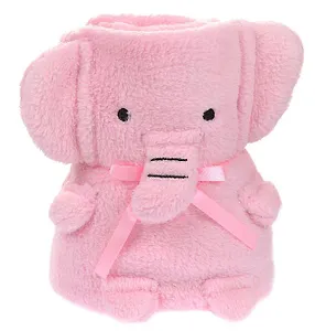 Трансформер Плед-Игрушка "Розовый Слоник" (60х90)