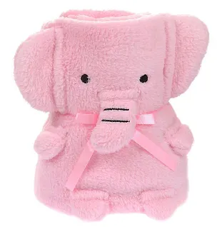 Трансформер Плед-Игрушка "Розовый Слоник" (60х90) 2370719