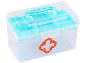 Аптечка для лекарств Красный крест (пластик)