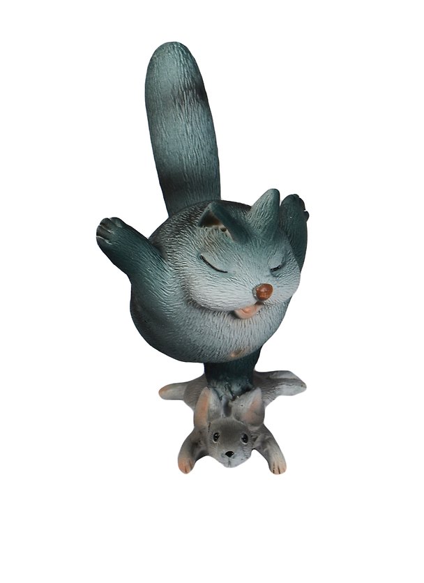 Фигурка Кошка с мышкой (450-345) 8СМ 2364280 — 1
