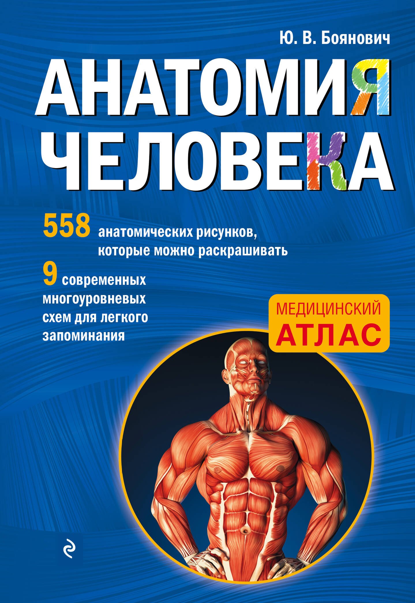 

Анатомия человека со страницами для раскрашивания