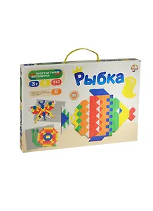 Магнитная мозаика Рыбка (01652) (магнит. доска+312элементов/6цв.) (3+)