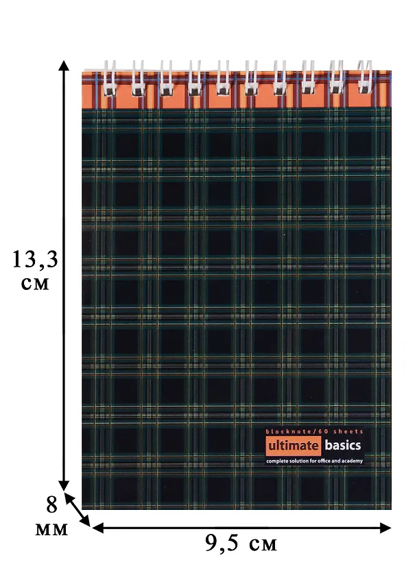 Блокнот А6 60 листов клетка "ULTIMATE BASICS" 235171 — 4