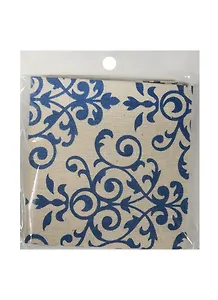 Отрез льна 48*48 см, в пакете с подвесом,  Орнамент (11-00530-43)