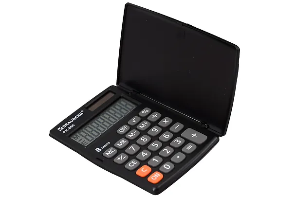 Калькулятор 08 разрядный, карманный, BRAUBERG PK-865-BK 3134814 — 5