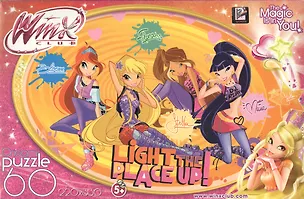 Пазл 60А 12490 Винкс ROCKS THE WORLD-Stella (220х330) (5+) (коробка) 2361722