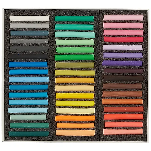 Пастель художественная 48цв "Ассорти" soft, к/к, 0022, olki 252106 — 2