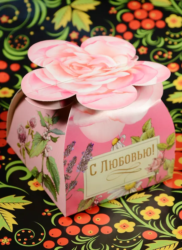 Подарочный набор шар для ванны С любовью клубника (1478701) 2573676 — 3