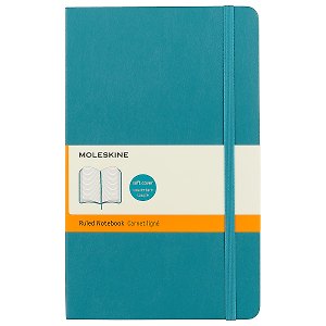 Книга для записей Moleskin Classic Soft, мягкая обложка, тёмно-бирюзовая, 96 листов, А5