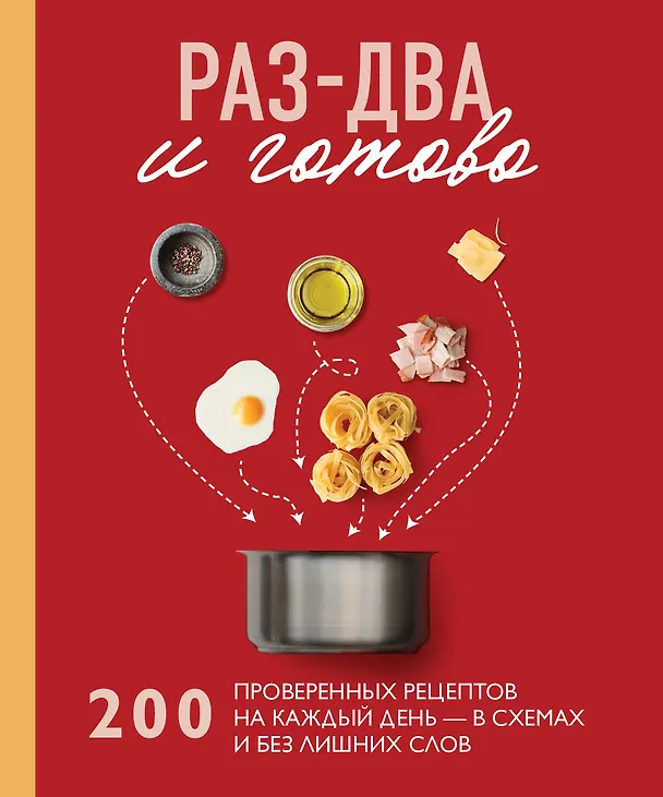 Книга Раз-два - и готово. 200 проверенных рецептов на каждый день - в схемах и без лишних слов () — 1