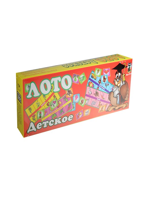 Лото Детское цветное (ЛТ-100) (3+) (коробка) 2420629 — 1