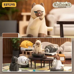Коллекционная фигурка Robocat, 9cм, 12-52TOYS-202611, Blind Box, 52 Toys, 15+ 3158353