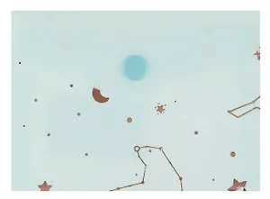 Папка-конверт А7 на кнопке "Созвездие", ассорти