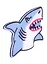 Значок Акула (акрил) — 2852440 — 2