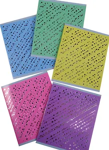 Тетрадь в клетку Unnika, "Серебряные нити", 48 листов, в ассортименте