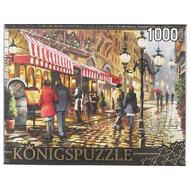 Пазл 1000 Konigspuzzle Ричард Макнейл Вечернее кафе (АЛК1000-8233) (685х485мм) (3+) (коробка) (Ko 2614150 — 1