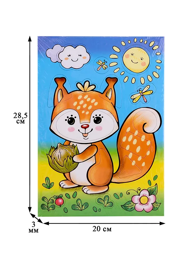 Игра Дрофа-Медиа Разрезные картинки Бельчонок 2791467 — 2