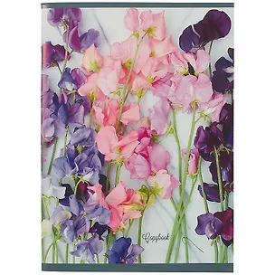 Тетрадь в клетку Unnika, "Нежные цветы", А4, 80 листов 251198